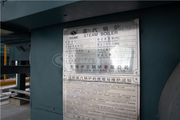 4吨WNS冷凝式燃气蒸汽锅炉项目（中粮油脂）